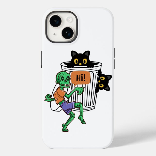 Gato Medroso Halloween (Verso)