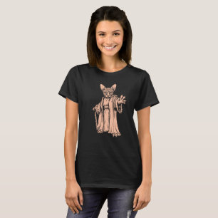 Gato mestre de Sphynx - t-shirt escuro para