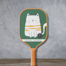 Gato Minimalista, Seletor de Pickleball de Nome Pe