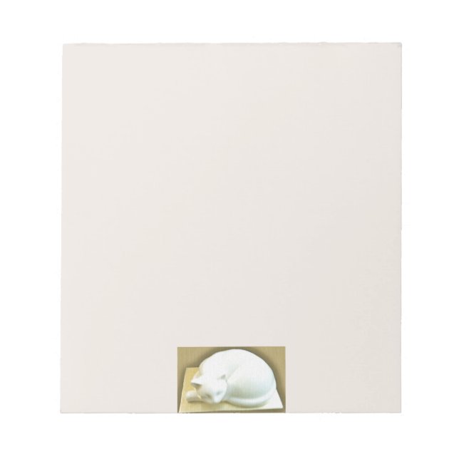 Gato na Dourada Caixa II Bloco de Notas (Frente)