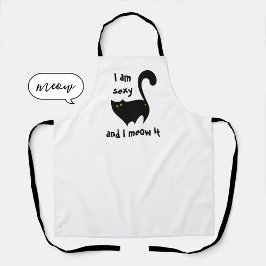 Gato Negro Engraçado Eu Sou Sexy E Eu O Meto