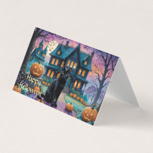 Gato Negro, Jack O Lanternas, Dia das Bruxas da Ca