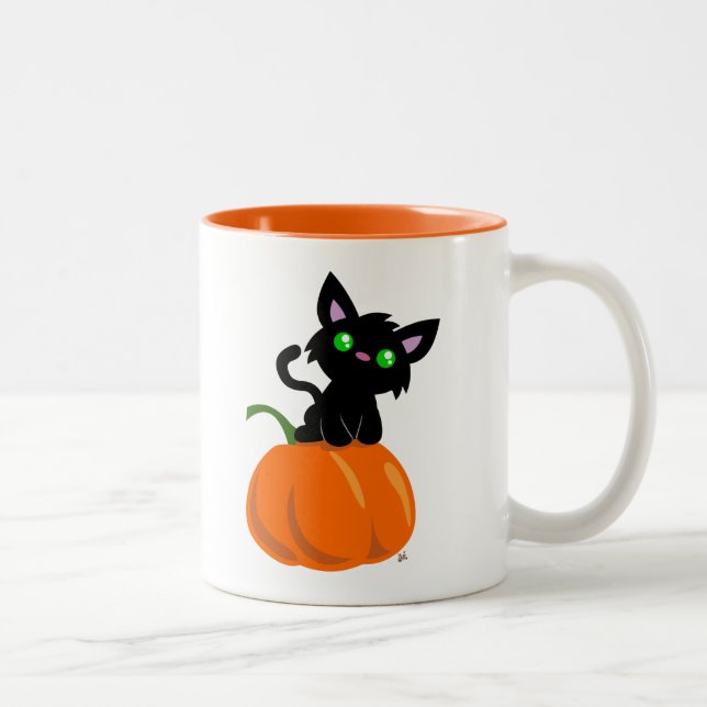 Gato numa caneca de café (Direita)
