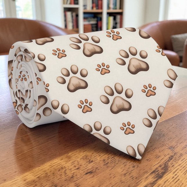 Gato Pata Retrô Neutro Gravata Customizada Colorid (Criador carregado)