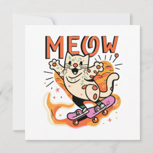 Gato Patinando Meow