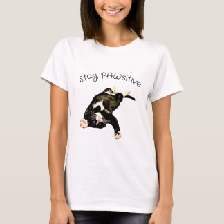 Gato Permanência PWsitive Meow T-Shirt