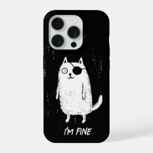 Gato Pirata – Arte Minimalista Divertida de Gatos