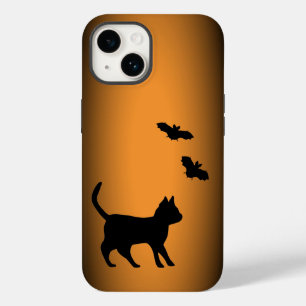 Gato preto com bastão