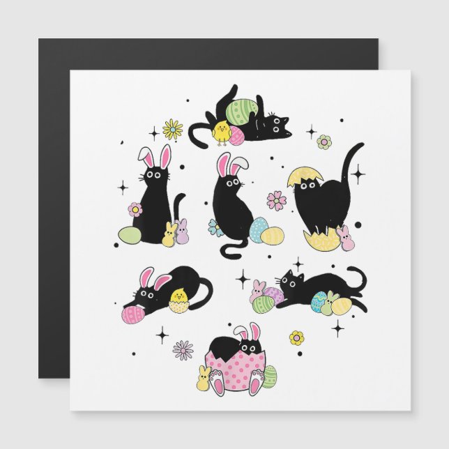 Gato Preto com Ovos de Coelho (Frente/Verso)