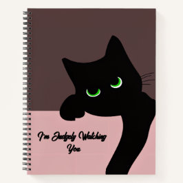 Gato Preto Curioso Personalizado Estético Engraçad