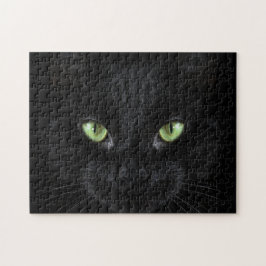Gato Preto Difícil Quebra-Cabeça de 252 Peças