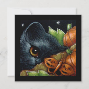 GATO PRETO E CARTÃO PERSONALIZADO COM MEIO DE BORD