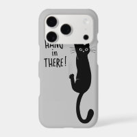 Gato Preto Engraçado Pendurado | Aguarde!