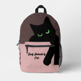 Gato Preto Espiando Monograma Fashion