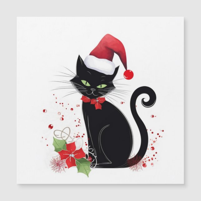 Gato Preto Festivo (Frente)