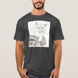 Gato Ragdoll Portrait Adulto Dark T-Shirt