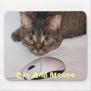 Gato & rato Mousepad