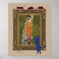 Gato, Ratos, Belas Artes e Humor, Poster