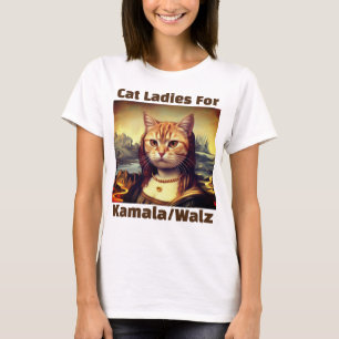 Gato Senhoras Para Camala Cat T-Shirt