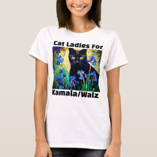 Gato Senhoras Para Camala Cat T-Shirt