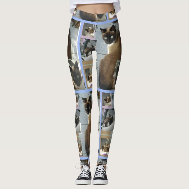 Gato Siamese Legging (Frente)