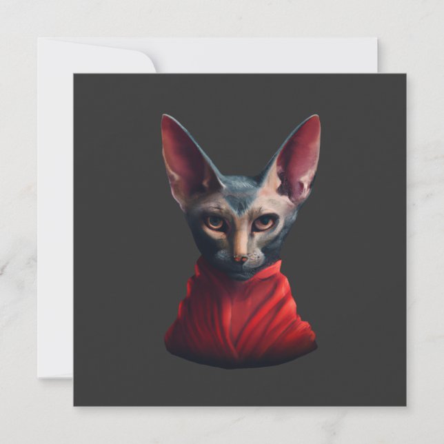 Gato Sphynx- Half Cat, Half Devil, Master Sphynx # (Frente)
