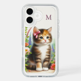 Gato Tabby de Aquarela Monograma