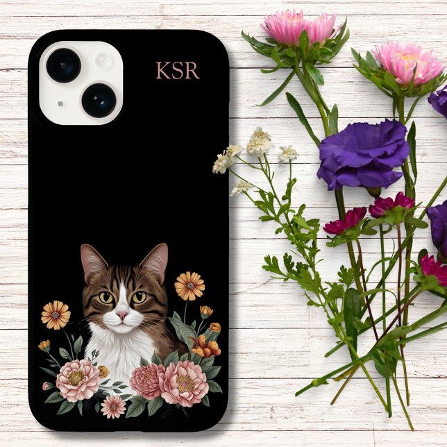 Gato Tabby Doce com Flores  (Criador carregado)