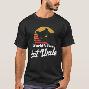 Gato Tio Vintage Oitava Estilo Engraçado Camisa Re