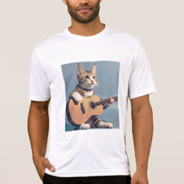 Gato tocando guitarra, amante de gatos T-Shirt