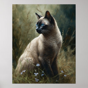 Gato Tonkinês Gato-Impressão Poster