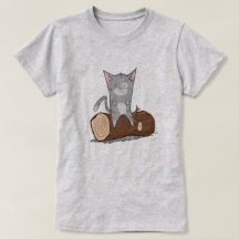 Gato um registro - t-shirt