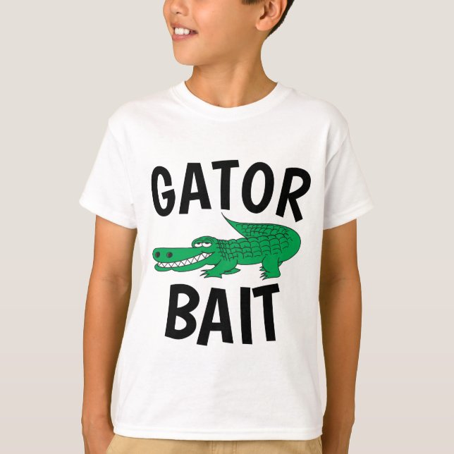 GATOR BAIT, Crianças Engraçadas T-shirts da Flórid (Frente)