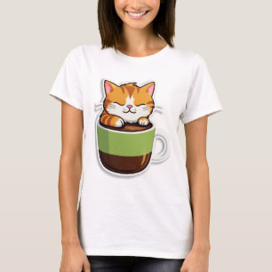 Gatos Antes Do Café - Camisa De Gato E Caneca