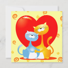 Gatos apaixonados, convite