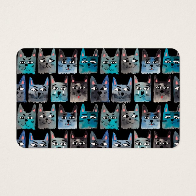 Gatos azuis (Frente)