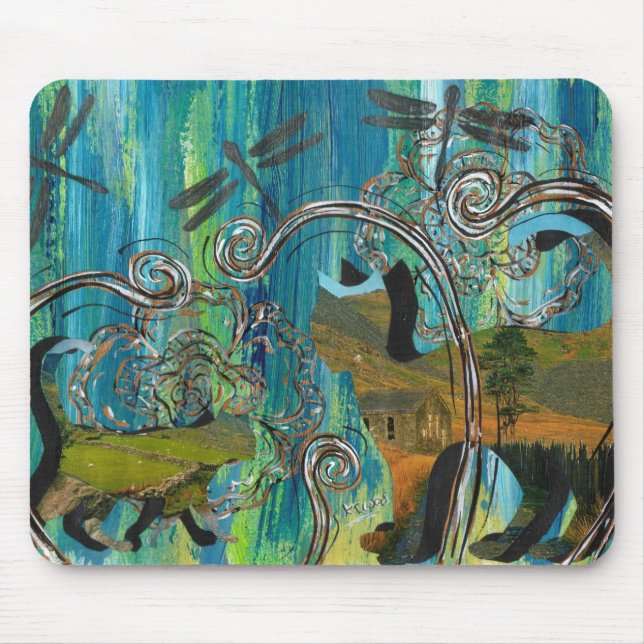 Gatos cénicos Mousepad (Frente)