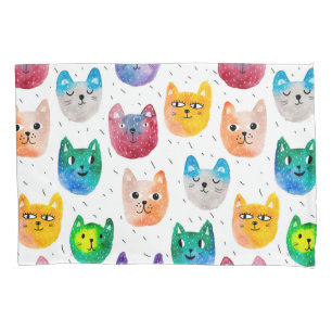 Gatos com aquarelas e amigos