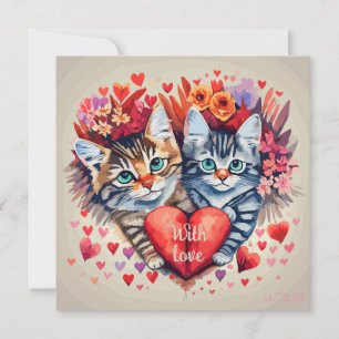 Gatos com coração
