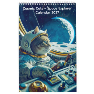 Gatos Cósmicos - Calendário Explorador Espacial 20
