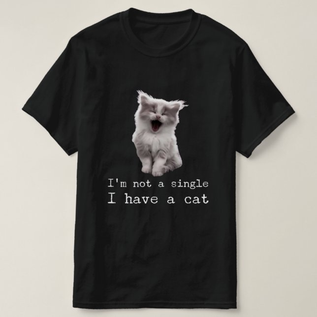 Gatos De Camisas Kit-Tea Engraçado Gato Pão-De-Gat (Frente do Design)