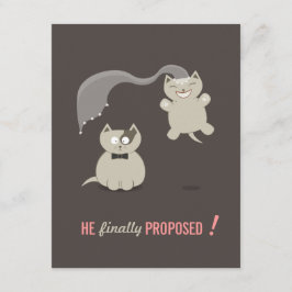 Gatos de Desenho Animado Divertidos - Convite para