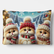 Gatos de gatinho em decoração festiva de Natal e N