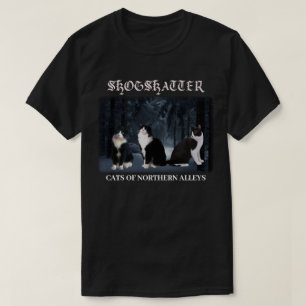 Gatos de Skogskatter Camisas de Becos Nortes