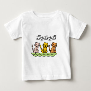 Gatos do canto camiseta e presentes