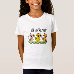 Gatos do canto camiseta e presentes