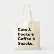 Gatos e bolsa dos livros