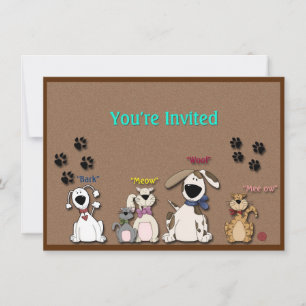 Gatos e cães, Convite de aniversário