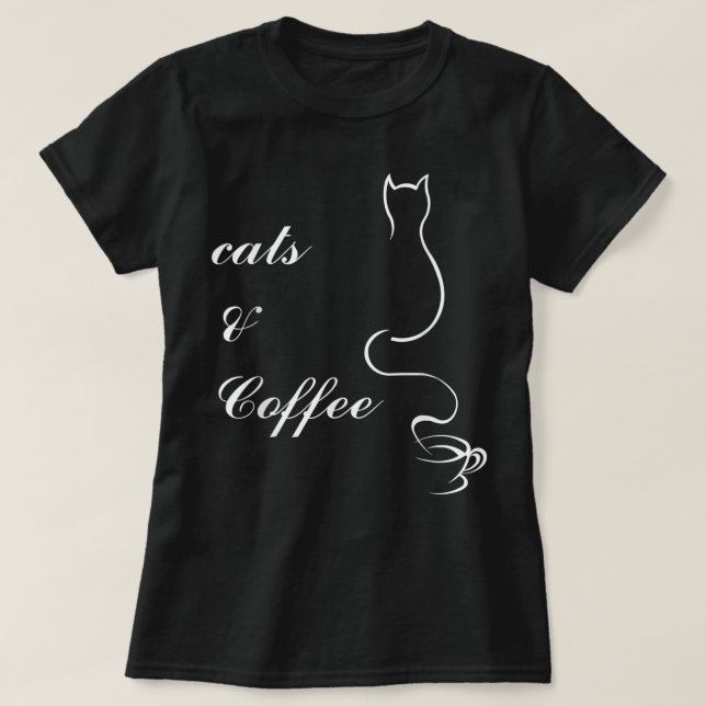 Gatos e Camisas de Café (Frente do Design)
