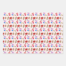 Gatos e Crianças de Padrões Feitos à Mão